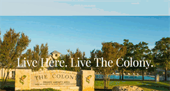 Desktop Screenshot of colonytx.com